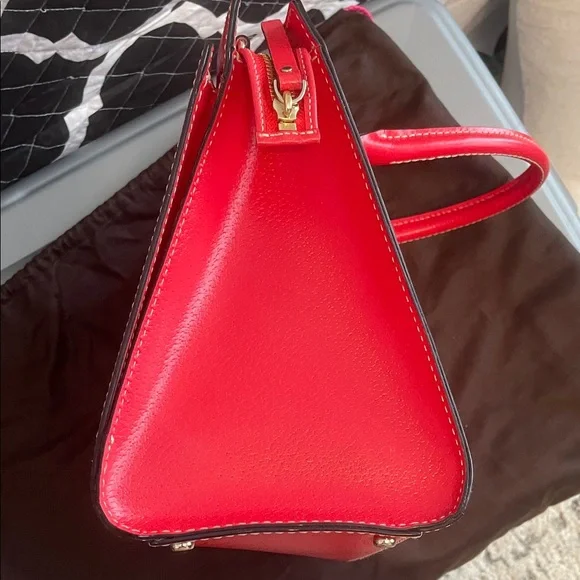 Kate Spade Bold Red Satchel - Picture 7 of 11